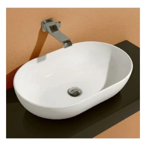 Ceramica Flaminia Lavabo da appoggio ovale Flaminia App 62x40 cm