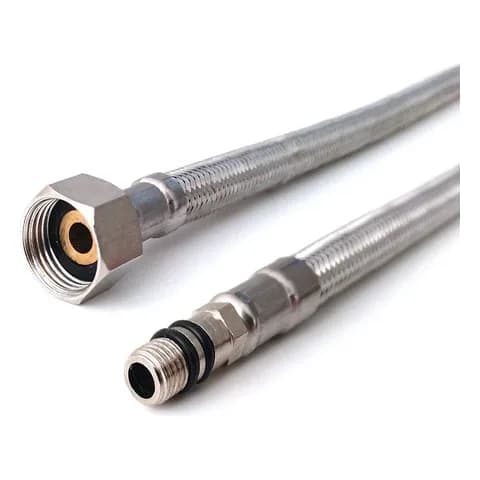 Faid (Tecnomat) Coppia flessibili inox per miscelatore monocomando M10 x 3/8"