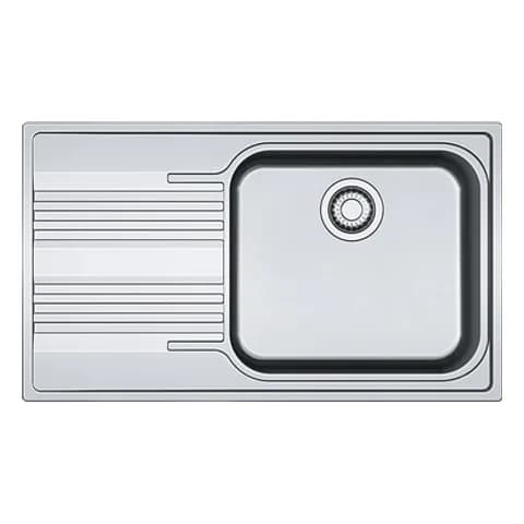 Franke Lavello cucina inox Franke Smart 86x50 con vasca grande e gocciolatoio