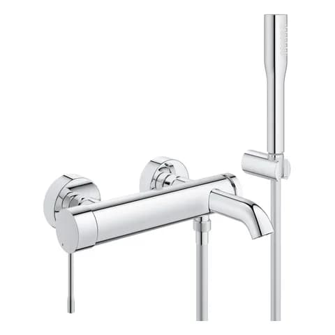 Grohe Grohe Essence miscelatore vasca/doccia esterno con set doccia, cromo