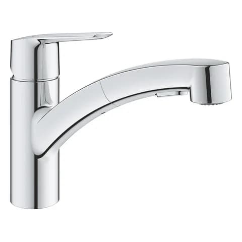 Grohe Grohe Start miscelatore lavello con doccetta estraibile a 2 getti, cromo