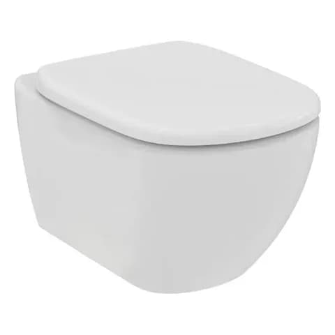 Ideal Standard Coppia sanitari sospesi Ideal Standard Tesi senza brida con sedile slim rallentato