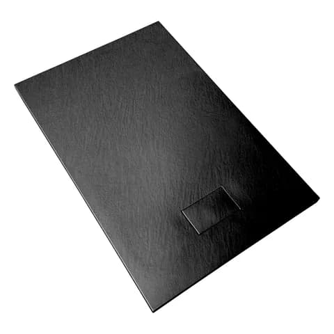 Laneri Piatto doccia 70x90 in SMC effetto pietra ardesia, alto 2,6 cm, piletta inclusa