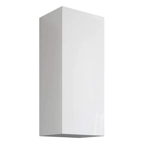 Mama Store Pensile bagno sospeso 30 cm bianco lucido con anta reversibile push-pull