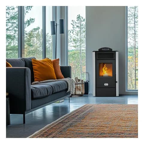 Stufe a Pellet Italia Stufe a Pellet Italia California 8 kW, compatta